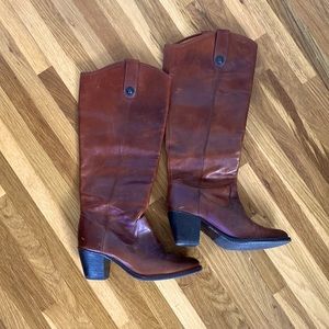 Frye Leather Heeled Boots